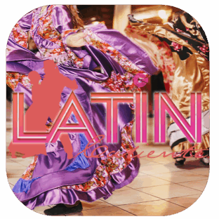 template radio station logo with logo latin